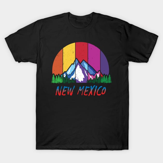 Retro Neon New Mexico T Shirt T-Shirt by HopeandHobby